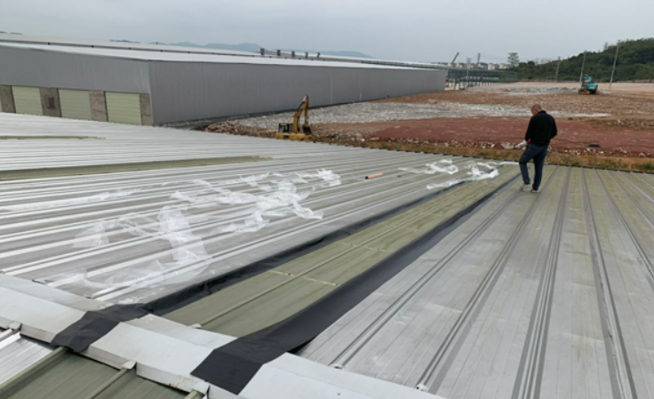 汕尾厂房屋面防水维修案例